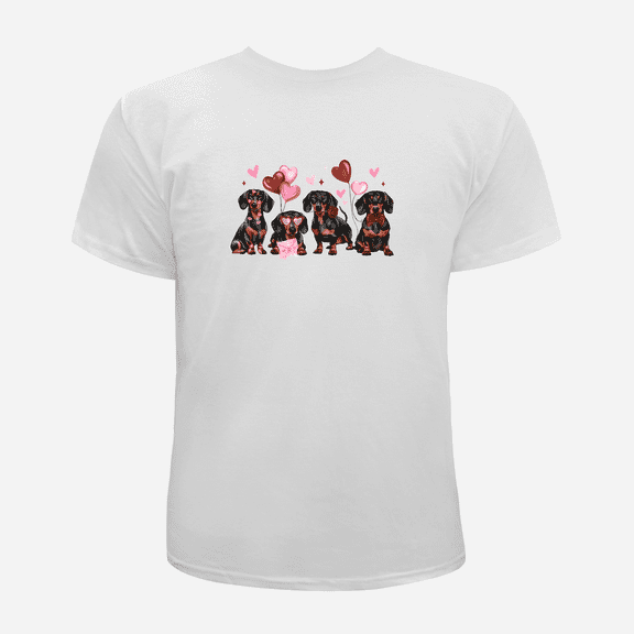 Cute Dachshund Valentine's Day T-Shirt
