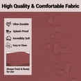 thumbnail image 4 of DELMANGO Outdoor Replacement Cushions 14-Piece Deep Seat Water-Resistant Patio Furniture Cushions for 6-Seat Sectional Rattan Sets, Red, 4 of 9