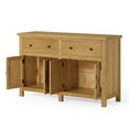 thumbnail image 2 of Maven Lane Felix Rustic Wooden Sideboard in Weathered Natural Finish, 2 of 7