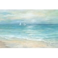 thumbnail image 2 of Coulter, Cynthia 24x17 White Modern Wood Framed Museum Art Print Titled - Island Beach Landscape, 2 of 4