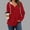 Red, variant on Women's Sequin Hooded Sweatshirts Fashion Long Sleeve Tops Adjustable Drawstring Hood with Contrast Lining Parties Blouses(Red,2XL)