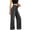 Gray, variant on Women’s High Waisted Wide Leg Bootcut Jeans Trendy Stretchy Flare Jeans Pull On Casual Loose Denim Pants