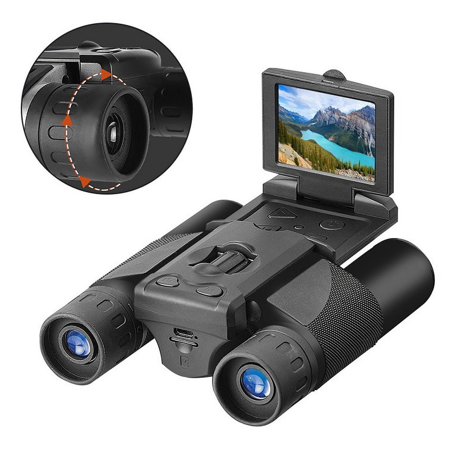 High Power 12x32 Binoculars with Camera and LCD Screen- Perfect for Bird by YFind
