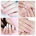 thumbnail image 4 of Poly Gel Nail Kit, 1pcs 15ML Quick Building Gel & 100pcs Nail Tips & a Therapy Pen, a Double-end Pusher, a Transparent Clip Nail Art Extension Manicure Set for Beginner or Technician, 4 of 7