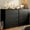 Black, variant on Aiho Dresser with 4 Drawers, Wood Tall Chest, Built-in Handle Drawers for Bedroom, Home, Living Room, Hallway - Brown