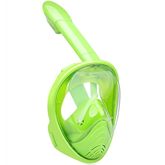 QingSong Masque de Plongée pour Enfants, Ensemble de Plongée avec Support pour Caméra, Vue Panoramique à 180 Degrés Équipement de Plongée Anti-Buée Anti-Fuite