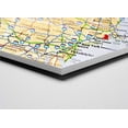 thumbnail image 3 of 32x50 RMC United States USA Signature Push-Pin Travel Wall Map Foam Board Mounted or Framed (Black Framed), 3 of 5