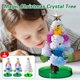 thumbnail image 1 of Ganfancp Medias de Punto Medias de Lana Letra Bordada Bolsa de Regalo para Niños Bolsa de Regalo para Medias de Navidad Ofertas Del Día 3X Set de Árbol de Navidad (2 de Colores + 1 Blanco), 1 of 7