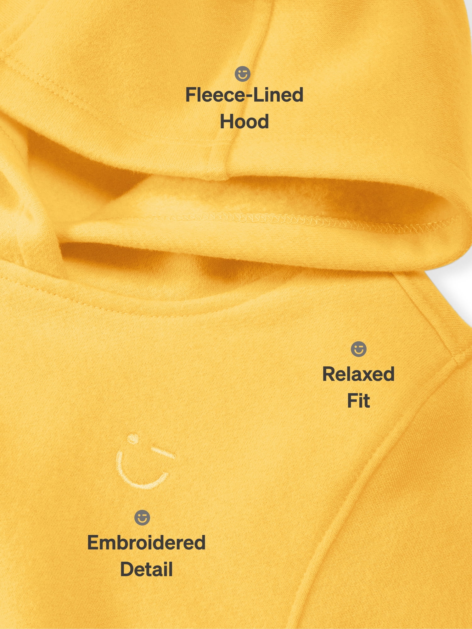 Color Mix by Garanimals Kids Fleece Hoodie, Sizes 6–16