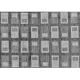 thumbnail image 1 of Ahgly Company Indoor Rectangle Abstract Gray Modern Area Rugs, 7' x 9', 1 of 4