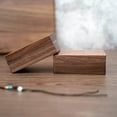 thumbnail image 2 of Wood Jewelry Box Storage Case Organizer with Girls Rings Treasure Lid Keepsake Box Holder Ring Brown, 2 of 8