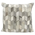 thumbnail image 2 of Nourison Arrowhead Chevron Light Grey Throw Pillow, 2 of 3