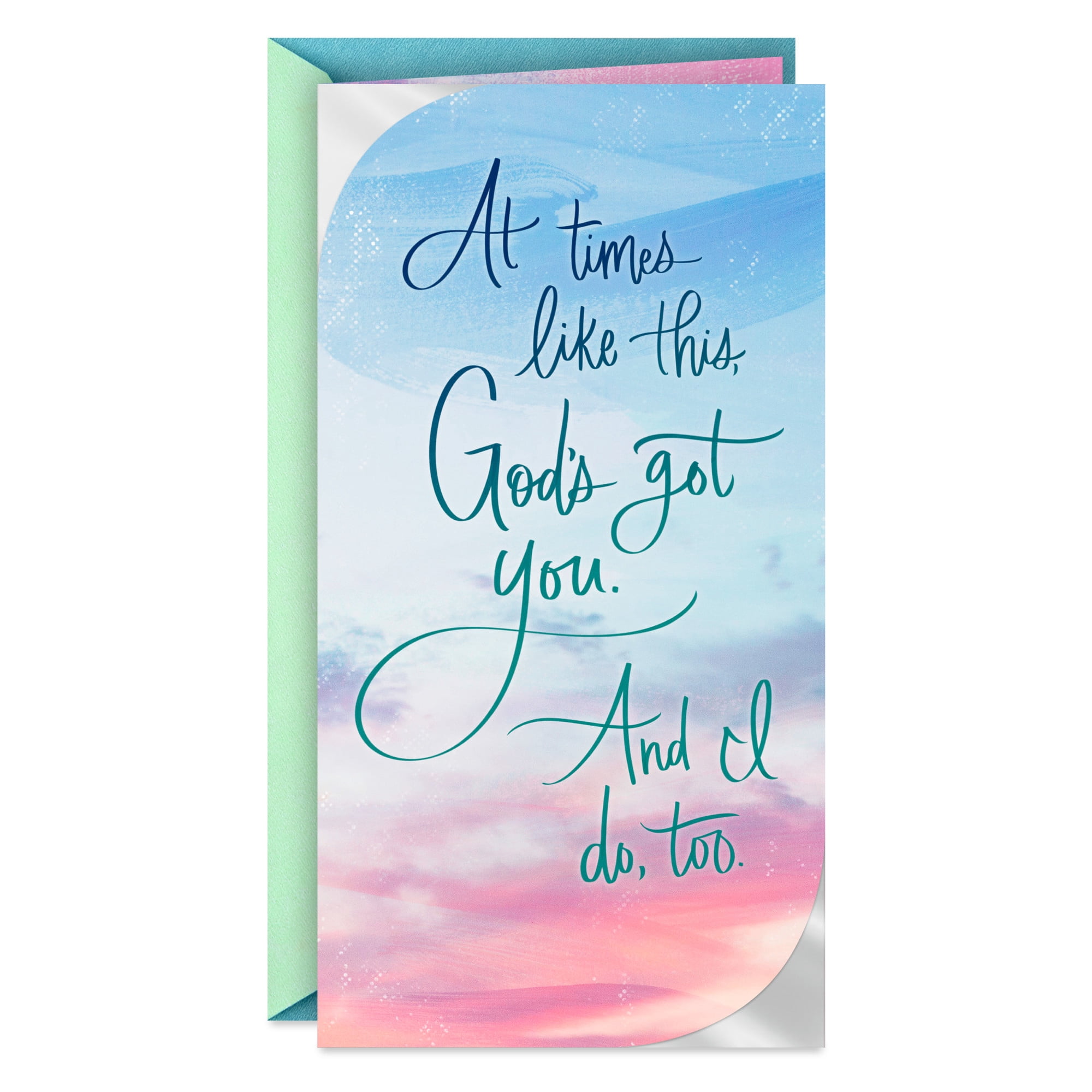 Hallmark Religious Encouragement Card (God's Got You)