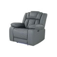 thumbnail image 4 of Global Furniture USA U7068 Gray Fabric 10 Power Reclining Set, 4 of 9