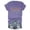 Purple, variant on Women Tops Letter Print Crew Neck Fashion 2026 T Shirts Summer Basic Short Sleeve Tees