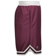 thumbnail image 4 of Holloway Sportswear L Retro Trainer Shorts Maroon/White 229526, 4 of 5