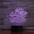 thumbnail image 2 of Lámpara de noche Susanoos 3D LED Illusion con color arcoíris, 2 of 2