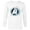 White, variant on Marvel Avengers: Endgame Logo Silver Speed - Long Sleeve T-Shirt for Men - Customized-White