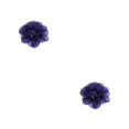 thumbnail image 4 of Toystoory Flores Cómodo de usar Perla Gasa Hermosa apariencia Gato Pajarita Banda elástica Suministros para mascotas púrpura violeta 2Conjunto, 4 of 6