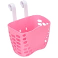 thumbnail image 1 of OULII Childrens Bike Basket 1Set Pink Rectangular for Front Handlebar Use, 1 of 8
