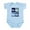 Sky Blue, variant on CafePress - White Water Rafting (Blue Box Infant Bodysuit - Baby Light Bodysuit, Size Newborn - 24 Months