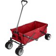 thumbnail image 1 of Chariot Utilitaire d'Extérieur Pliable et Rabattable, Chariot Utilitaire Tout-Terrain pour Jardin et Magasinage, Capacité de 165 Lb, 1 of 6