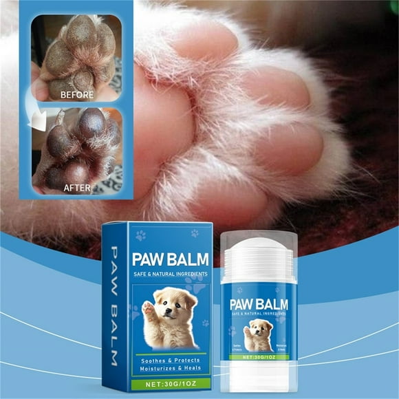 Kit de limpieza para el cuidado de las patas de perro | Bálsamo hidratante para patas en espuma sin lavado | Repara y restaura garras y nariz agrietadas y secas | Fórmula de cera de abeja natural