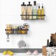 thumbnail image 2 of Juego de 4 Estantes para Ducha,Repisas para Baño, pared Sin Taladrar Adhesiva,Estanteria Baño para baño Cocina - Negro esquí esquí Gafas de esquí, 2 of 5