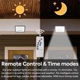 200LED 300W Solar Flood Lights with Remote Control Street Flood Light Outdoor IP67 Waterproof Dusk to Dawn Wall Lamp Security Lighting for Driveway, Garden
