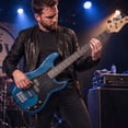 thumbnail image 2 of Ktaxon 46" Electric Bass Guitar Kit with 20W Amplifier, P Bass Style, 4 String, Transparent Blue, 2 of 7
