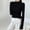 Black(New), variant on PNTUTB Women's Casual Crew Neck Long Sleeve Solid Color Versatile Soft Lightweight Slim Base Layer Top