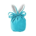 thumbnail image 2 of Easter Basket Stuffers Gift for Toddler Girl Boy,Easter Bunny Drawstring Velvet Bag - Cute Ears Velvet Gift Bag for Candy, Toys, and Easter Decor, 2 of 8