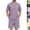 23# Purple, variant on Mens Pajamas Set Lightweight Summer Pjs Sleepwear Soft Comfy Short Sleeve Loungewear With Pocket Light Gray 3XL