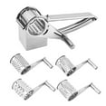 thumbnail image 5 of Hiroekza Grater, Stainless Steel Hand Rotating Grater Easily Use Hand Crank Rotary Shredder Grinder Or For Grating Hard Cheese Chocolate Parmesan And More Kitchen Gadgets Clearance, 5 of 5