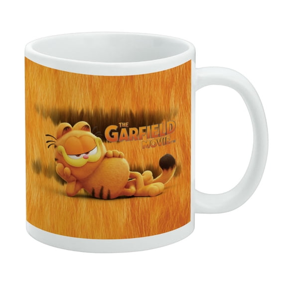Garfield Laying Down Ceramic Coffee Mug, Novelty Gift Mugs for Coffee, Tea and Hot Drinks, 11oz, White
