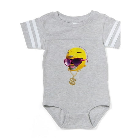 

CafePress - Power Rangers Yellow Ranger - Cute Infant Baby Football Bodysuit