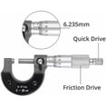 thumbnail image 2 of Precise Outside Micrometer Caliper Outside Diameter Measuring Tool 0-25mm Micrometer 0.01mm Graduation for Auto Repair and Automotive,, 2 of 5