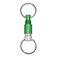 thumbnail image 1 of MYG Porte-Clés Portable avec Anneau en Métal Détachable Rotation 360° Double Boucle, 1 of 1