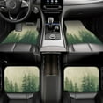 thumbnail image 7 of Honeii Fog Forest Print Car Foot Mat Four-Piece Set - Front & Rear Universal Car Floor Mats for SUVs, Trucks, Sedans, 7 of 7
