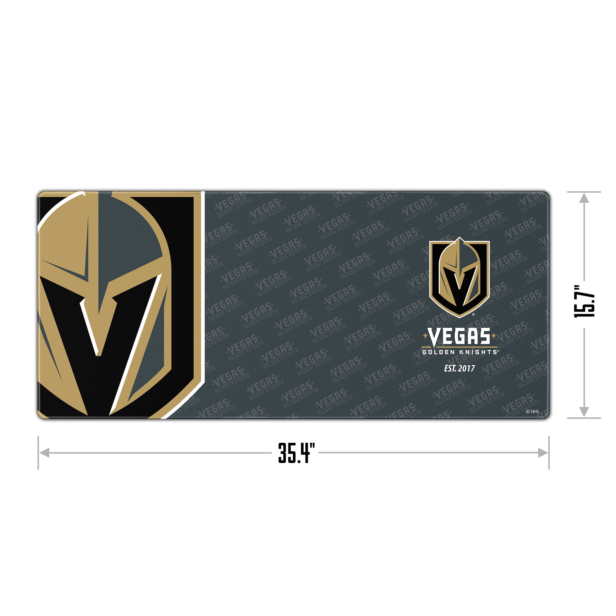 YouTheFan NHL Vegas Golden Knights Logo Series Desk Pad