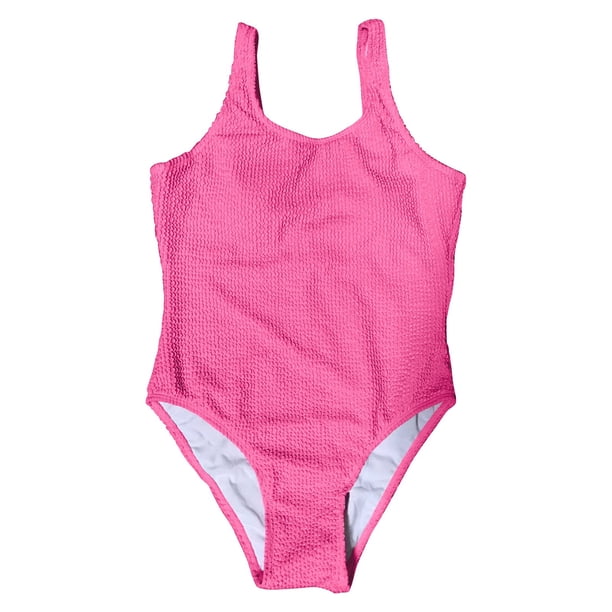 Gibobby Batas de baño mujeres spa Bikini de tirantes sin mangas con ondulado y espalda abierta para mujer, informal, de verano, diario, de pecho bajo(Rosa caliente,XL)