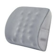 thumbnail image 4 of Dualoai Car Seats Cushion Lumbar Support Pillows Gifts Ergonomic Back Pad for Plane Home Gray, 4 of 9