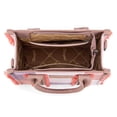 thumbnail image 4 of Wrangler Womens Canvas Woven Tote Bag Top Handle Boho Shoulder Bags With Strap, Hot Pink, 4 of 7