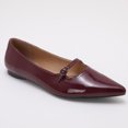 thumbnail image 3 of Trendin Mode Womens Pointy Toe Quarter Strap Mary Jane Flat Dress Shoes, 3 of 10