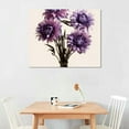 thumbnail image 3 of COMIO  Floral Wall Art, Botanical Art, Botanical Print, Botanical Pictures Wall Decor, Purple Wall Art, Purple Bathroom Pictures, Botanical Wall Art, Botanical Print, 3 of 5