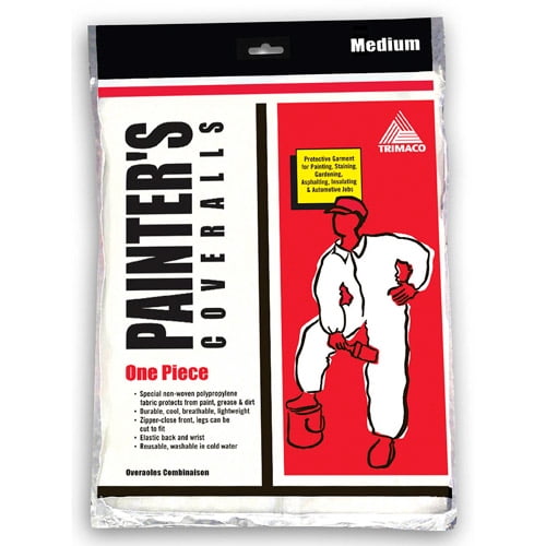 Trimaco 09901 Medium Polypropylene Coveralls by Trimaco