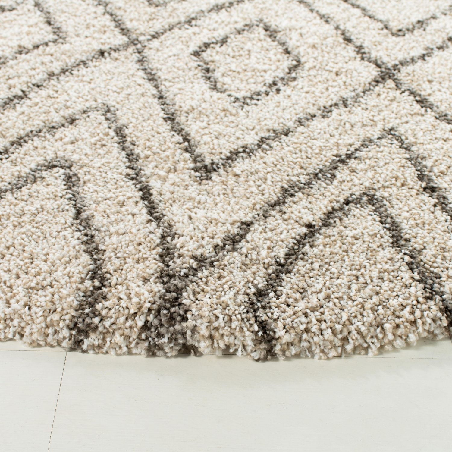 SAFAVIEH Hudson Augustine Geometric Shag Area Rug