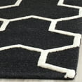 thumbnail image 3 of SAFAVIEH Cambridge Joshua Geometric Tessellation Wool Area Rug, Black/Ivory, 8' x 10', 3 of 7