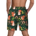 thumbnail image 4 of Uemuo Forest Squirrel Pattern Mens Swim Trunks Quick Dry Board Shorts with Mesh Lining, Stretch Beach Shorts Quick Dry No-Chafing Board Shorts-Large, 4 of 9