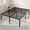Black, variant on Allewie Twin Bed Frame, 18 Inch Heavy Duty Metal Beds with Storage Space, Easy Assembly, Reinforced 6-Leg Support, Black